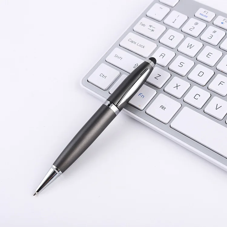 New Custom Wholesale 4 8 16 32 GB Usb Flash Metal Ballpoint Pen Drive