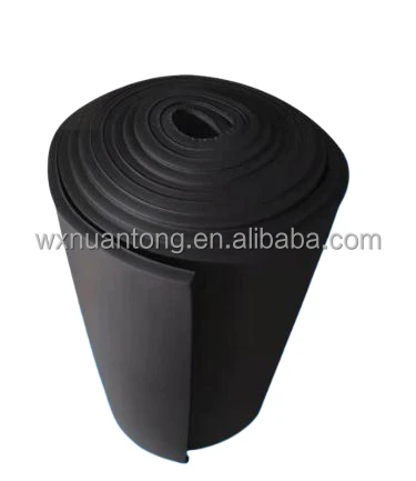 25mm thickness rubber insulation NBR foam rubber thermal sheet board price