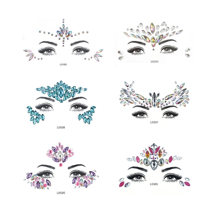 Dress Up Your Eyes With Diamonds For A Masquerade Gems Sticker Art Gem Sticker Crystal 3D