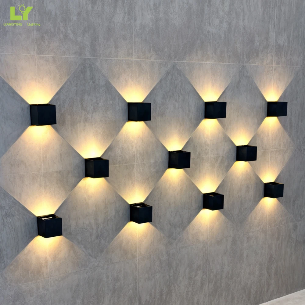 Column Ac-110-240V Vintage Garden Wall Light Lamp Outdoor Gate Wall Lamp Aluminum