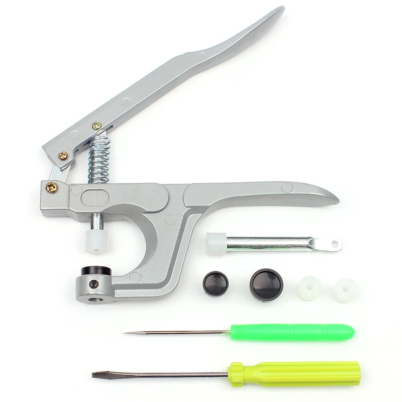 Resin Plastic Snap Fastener Installation Tool,Snap Buckle Press Pliers Plastic Buttons Fastener Hand Pressing snap Tool