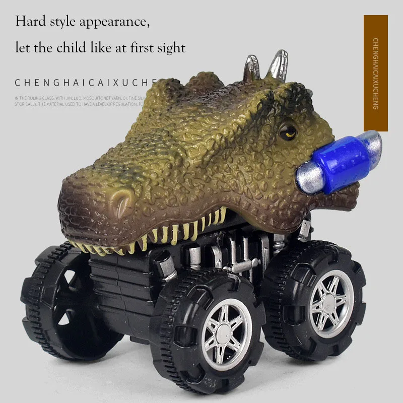 Kids Mini Dinosaur Toys Pull Back Cars