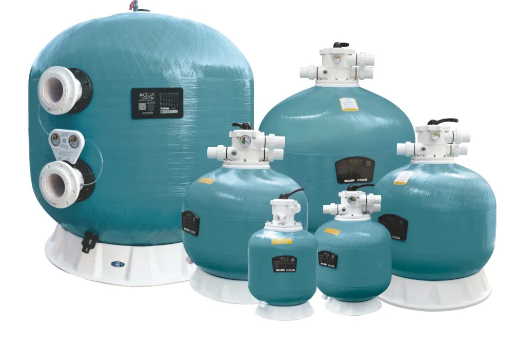AQUA fiberglass big commercial swimming pool Sand Filters