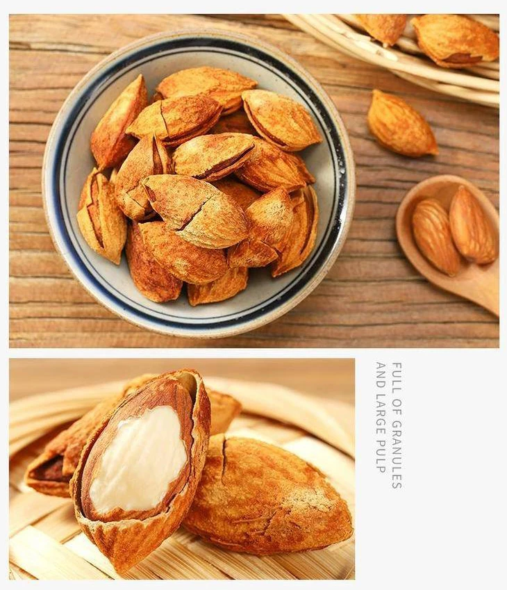 Свежие, хорошего качества, готовые к употреблению бадамские орехи