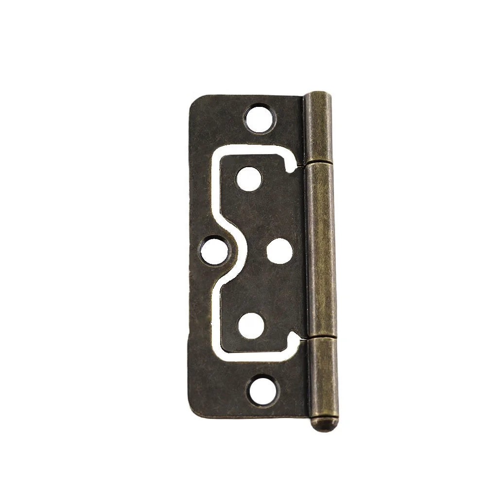 Door Window & Accessories Gatehouse 3.5-in H Polished Brass Radius Interior Flag Aluminium Door Hinge