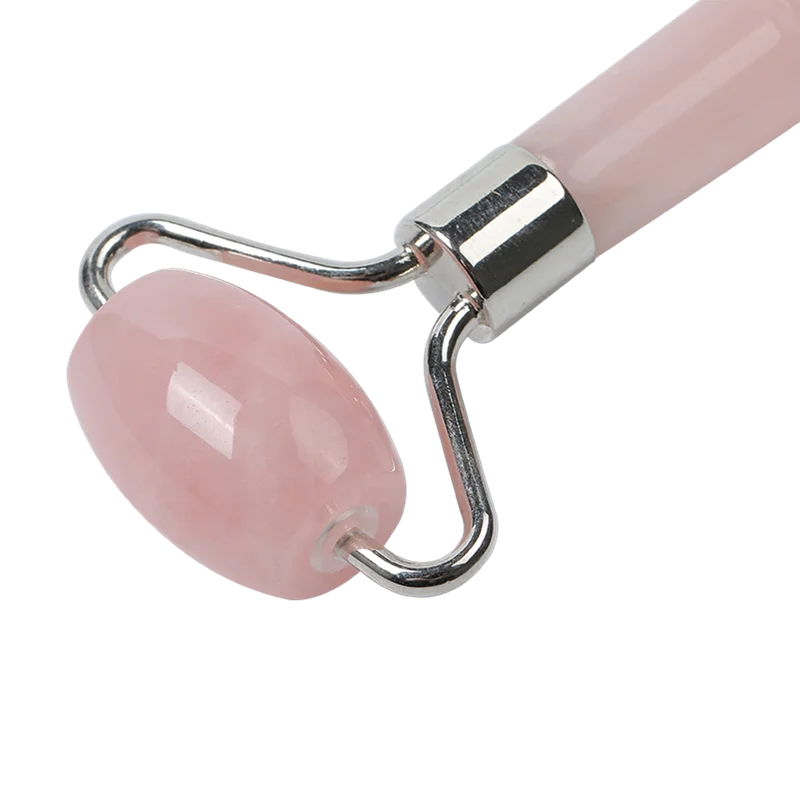 Face Roller Jade Jade Roller Face Massager Roller Gua Sha Facial Massage Natural Pink Massager Face Slimming Gift