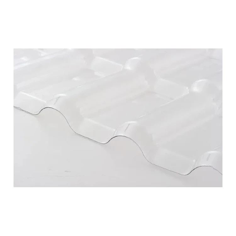 It fits with resin corrugated fully translucent PC polycarbonate solid roofing panels