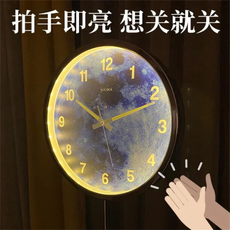 Living room voice control luminous intelligent Floor Clocks
