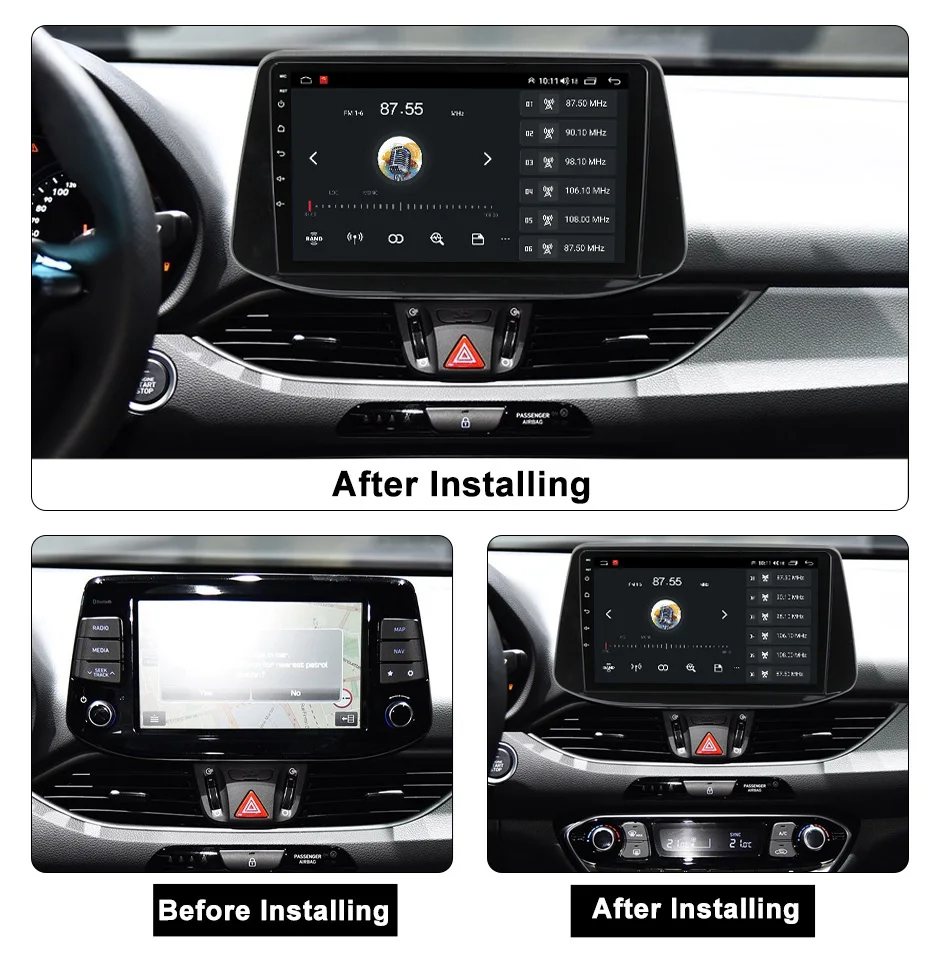 Автомобильная аудиосистема Mekede Android 11 8 128 г 1DIN для HYUNDAI I30 2018 9 дюймов IPS DSP радиоприемник автомобильная Для peugeot 206