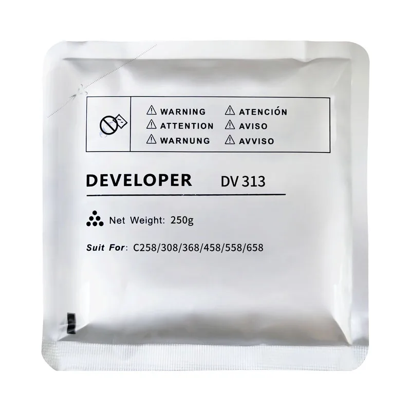 Compatible DV313 For Konica Minolta bizhub c360 c224 c284 c364 c454 c554 c258 c308 c368 copier developer