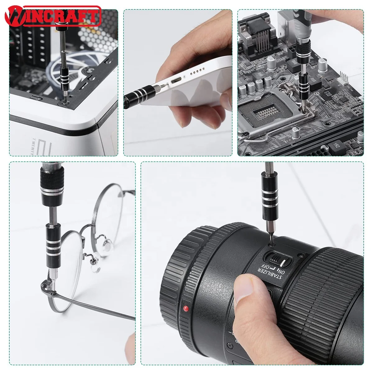 130 in 1 Computer Repair Tools Kit  Magnetic Precision Screwdriver Set for IPhone and Computer