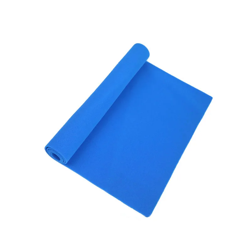 High-Temperature Resistant Blue Silicone Sponge Foam Sheet Single-Tier Fabric Board for Ironing Table and Press Heater Machine