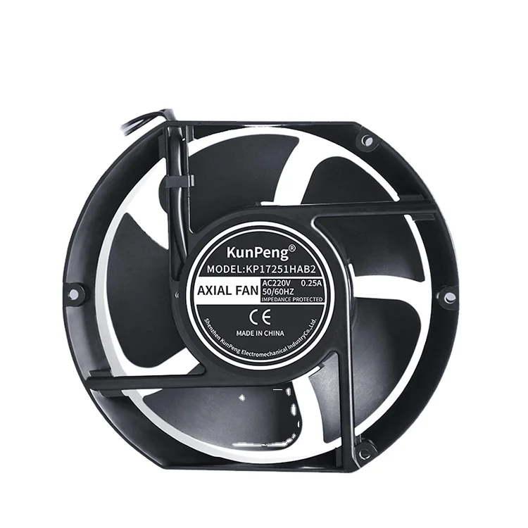 5 Blades 172mm Cooling axial flow AC fan 6 inch round exhaust with Waterproof explosion-proof Industrial Machine Cooler fans