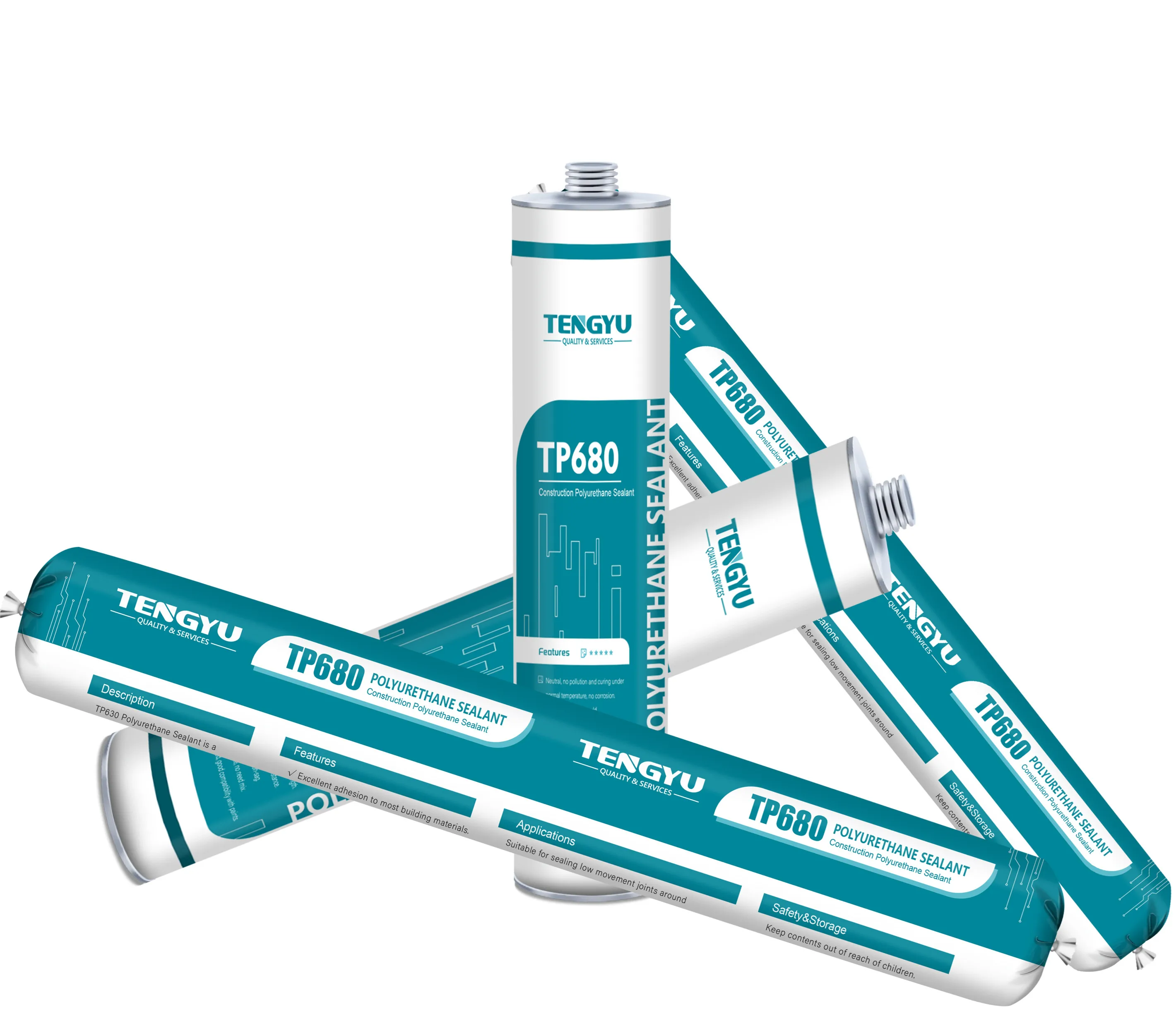 sikaflex quality Excellent adhesion Flexible Elastic pu sealant 600ml polyurethane sealant for concrete