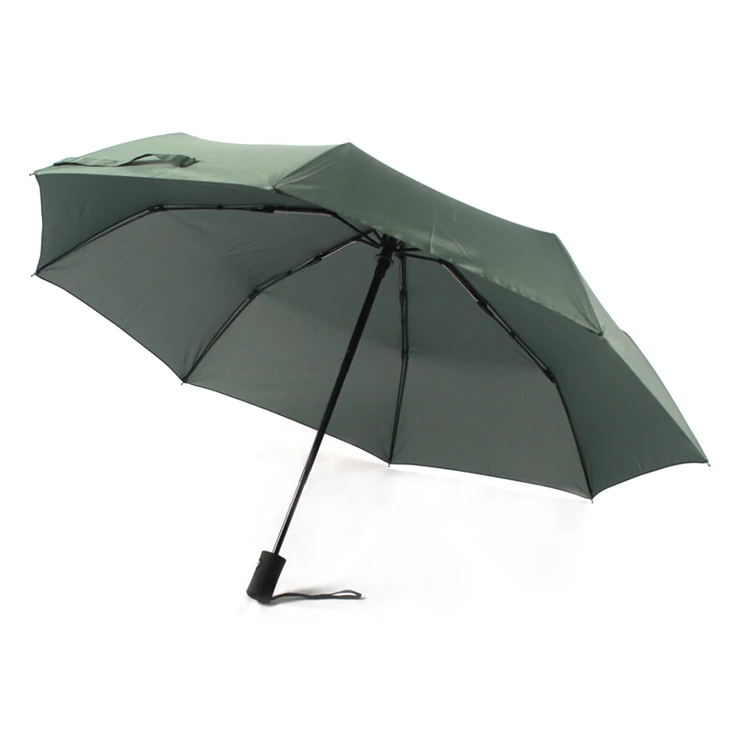 New arrive green automatic folding compact travel umbrella