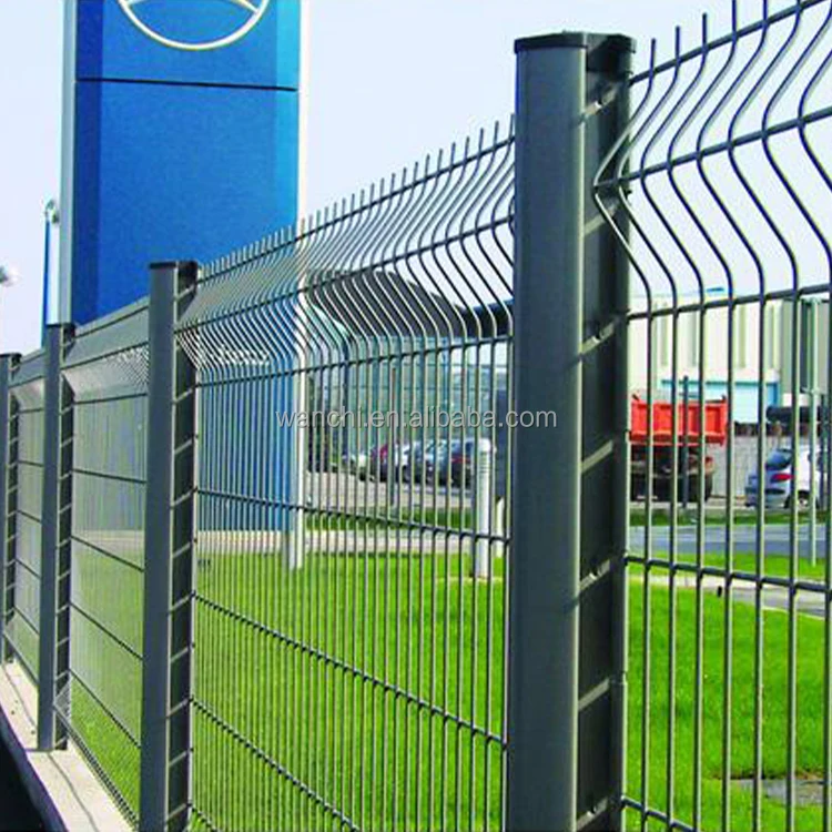 Wholesale Customized Outdoor Decorative 3D Curved Welded Wire Mesh Garden Fence for Fence Panel