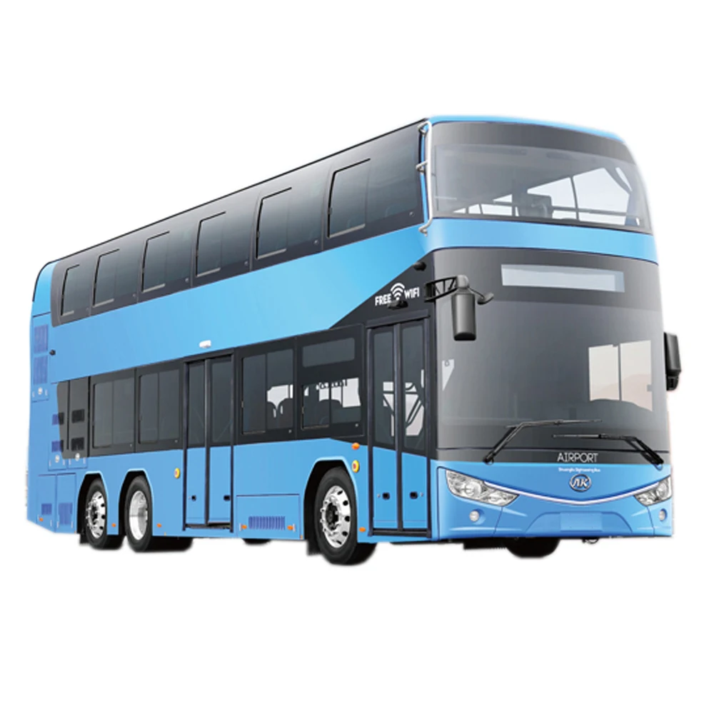  Китайский автобус модель 60-65 местного полнозакрытого двухслойного экскурсионного автобуса для