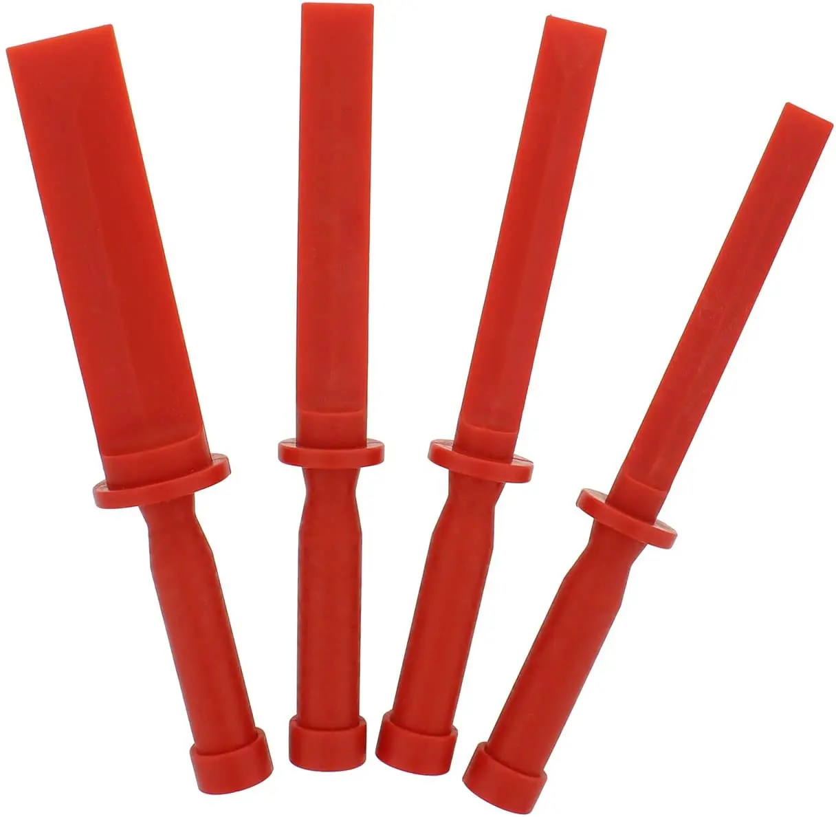 4-Piece Non Marring Scraper Chisel Set Nylon Plastic Chisel Set Scraper Remover Tool Kit Wheel Weight Remover