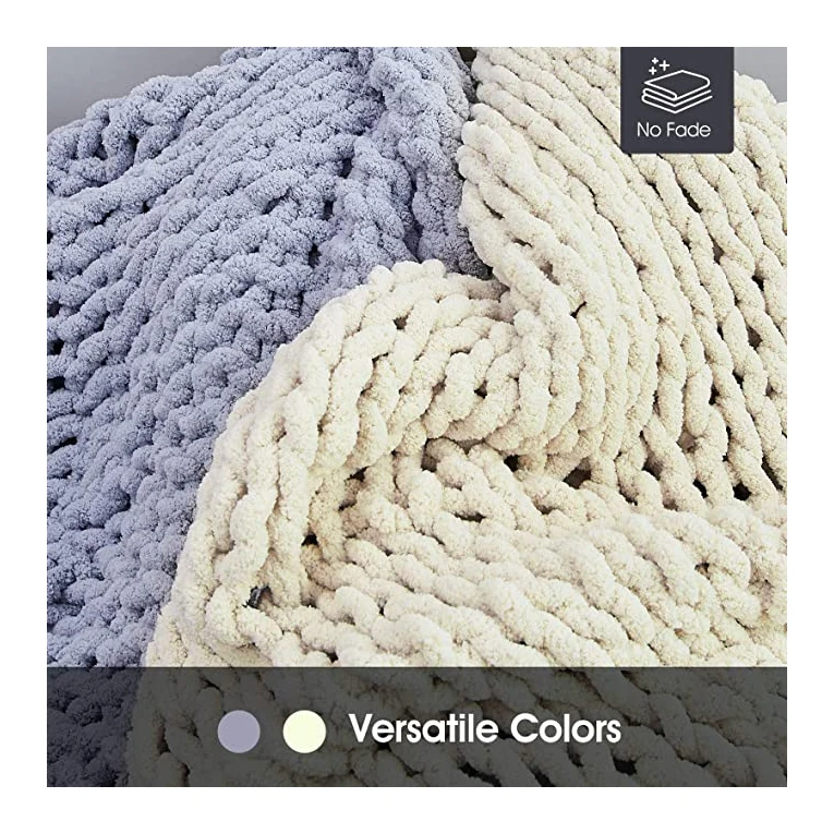 newly design crochet western baby soft chunky custom knitted blanket