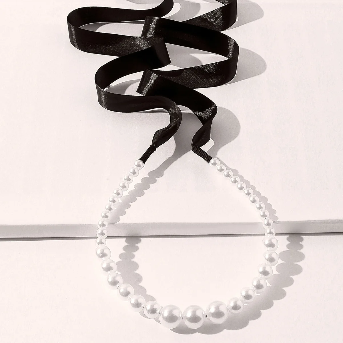 Vintage Pearl Headband Collection Sweet Headband Ins Net Red Hairpin Press Hair Accessories New Style Of Outgoing Headwear