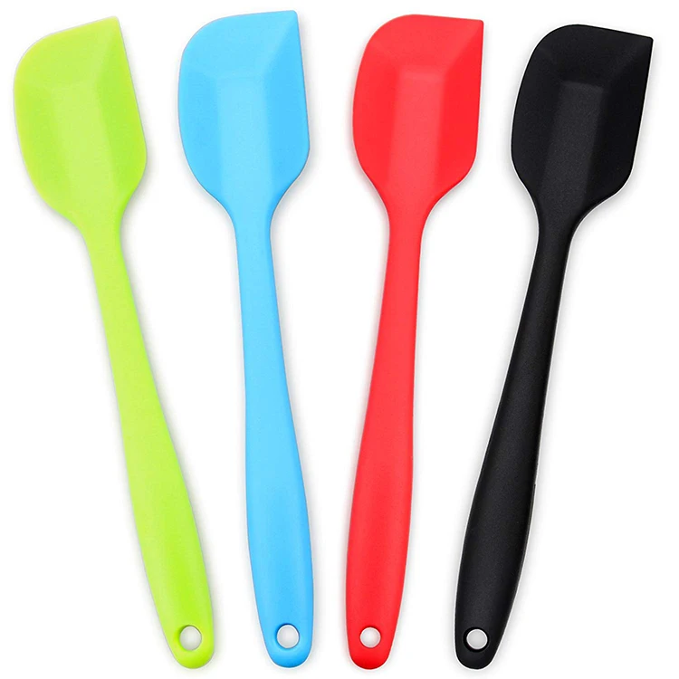 Colorful Nonstick Baking Cooking Utensil Silicone Spatula Baking & Pastry Tools Opp Bag or Custom Design Silicone Spatula 28 Cm