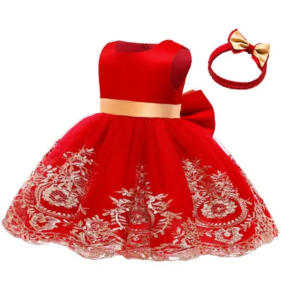 LZH Kids Girls Princess Dress Baby 2 1st Birthday Pageant Party Wedding Girl Dress Christmas Costume
