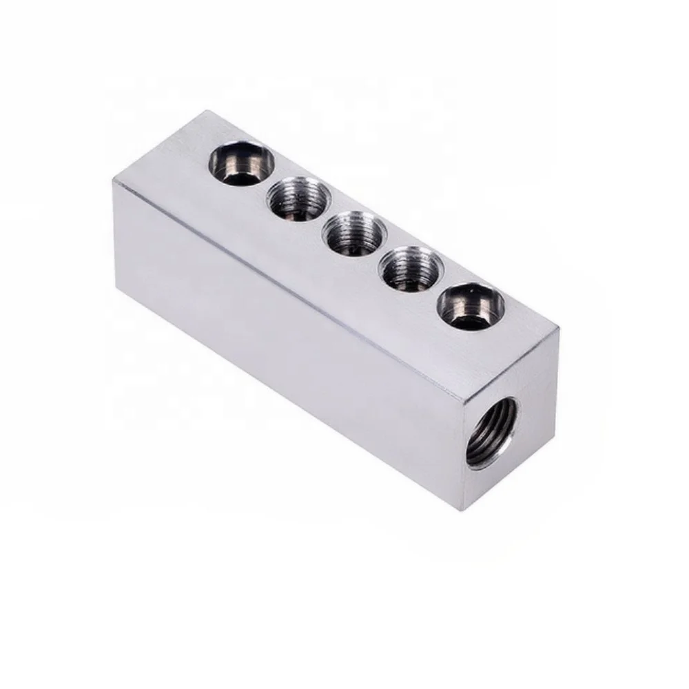 Precision Machining Custom Stainless Steel Brass Copper Aluminum CNC Milling High Speed Drilling Metal Parts