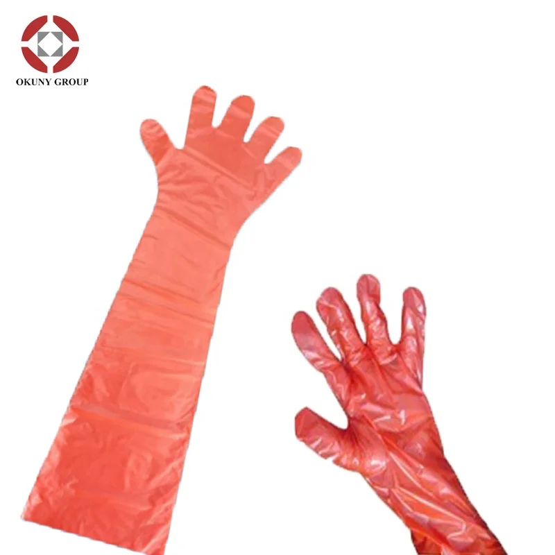 Перчатки для защиты рук до плеч сверхчувствительное ветеринарное оборудование