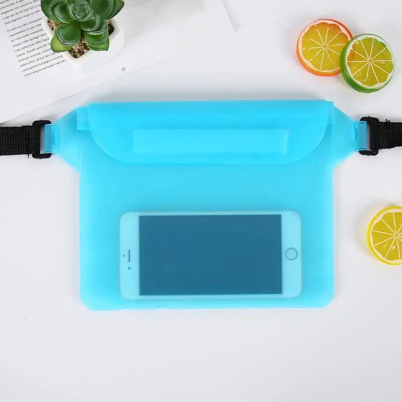 Waterproof Pouch with Adjustable Waist Strap ECHTPower Waterproof Bag with Fanny Pack Screen Touch Dry Bags Outdoor Water Sports