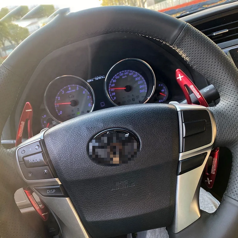 Savanini Aluminum Steering Wheel Shift paddle Shifter Extension for Toyota REIZ LEVIN Camry Corolla Zelas Car styling