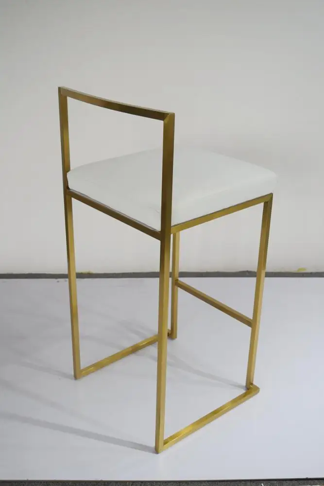 LC44 высокий белый бар промышленный с квадратным основанием для свадьбы