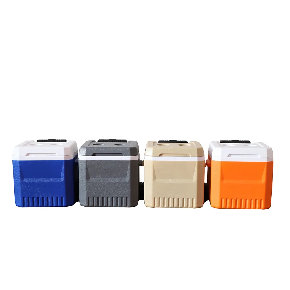 Reusable Insulated Plastic Outdoor Ice Box Portable Beer Can Drinking Cold Storage Bag Vacuum Insulated Panel Cooler Box