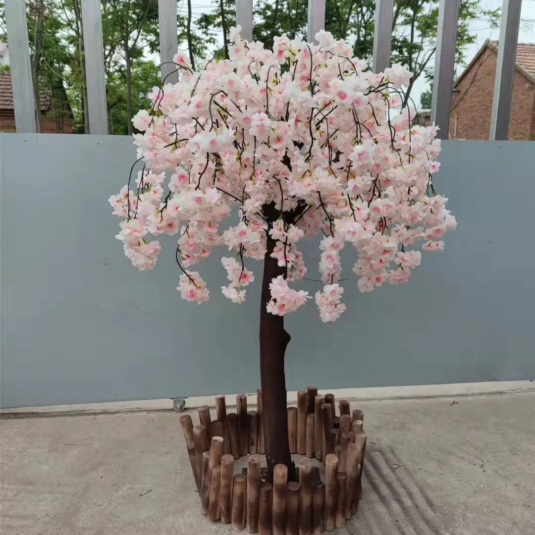 Window Display Artificial Flower Cherry Tree for Wedding Table Decor Garden Hotel Mall Shopping