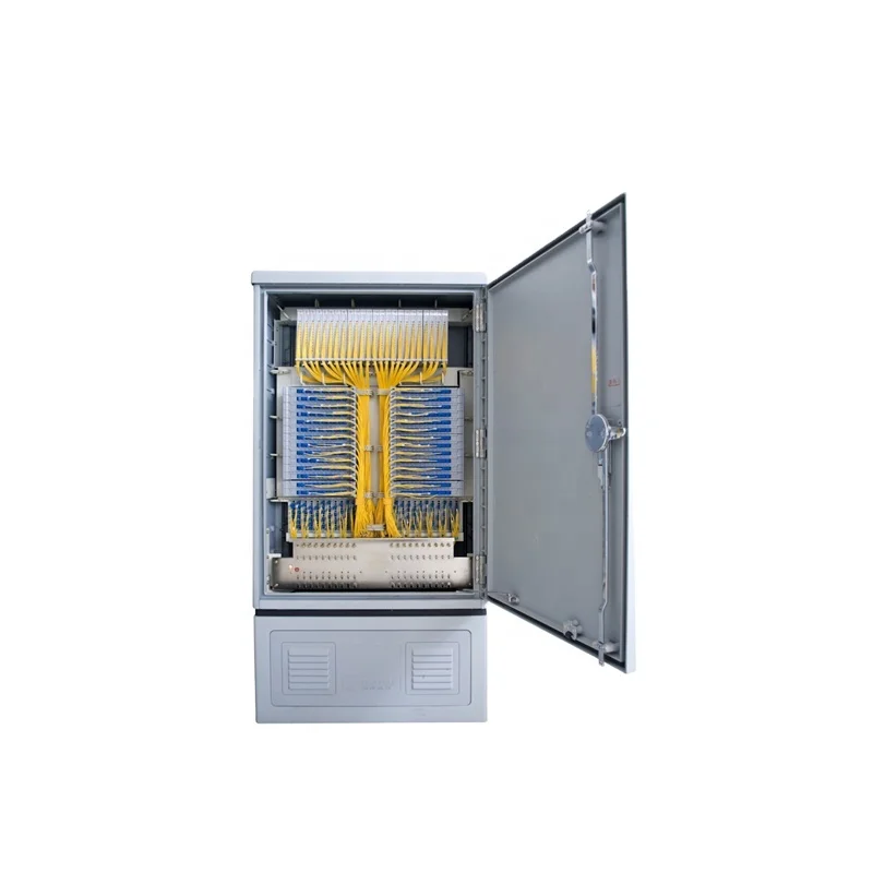 outdoor SMC GFX5-67 fiber optic frame 72-576F fiber distribution cabinet IP55 fiber optic cabinet for FTTH optical frames