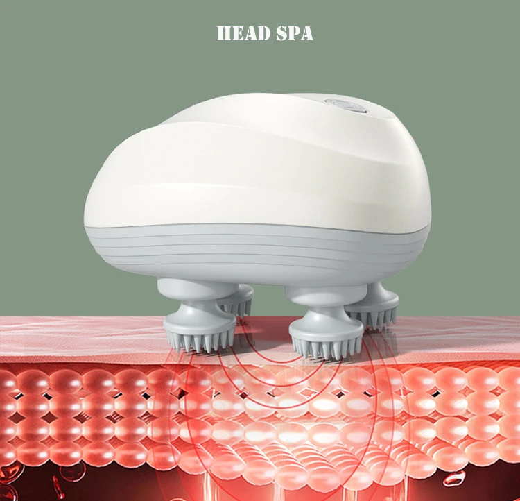 Electric Cat Massager  Health Care Relax Shoulder Neck Deep Tissue Head Scalp Massage Kneading Vibrating Device Body Massager