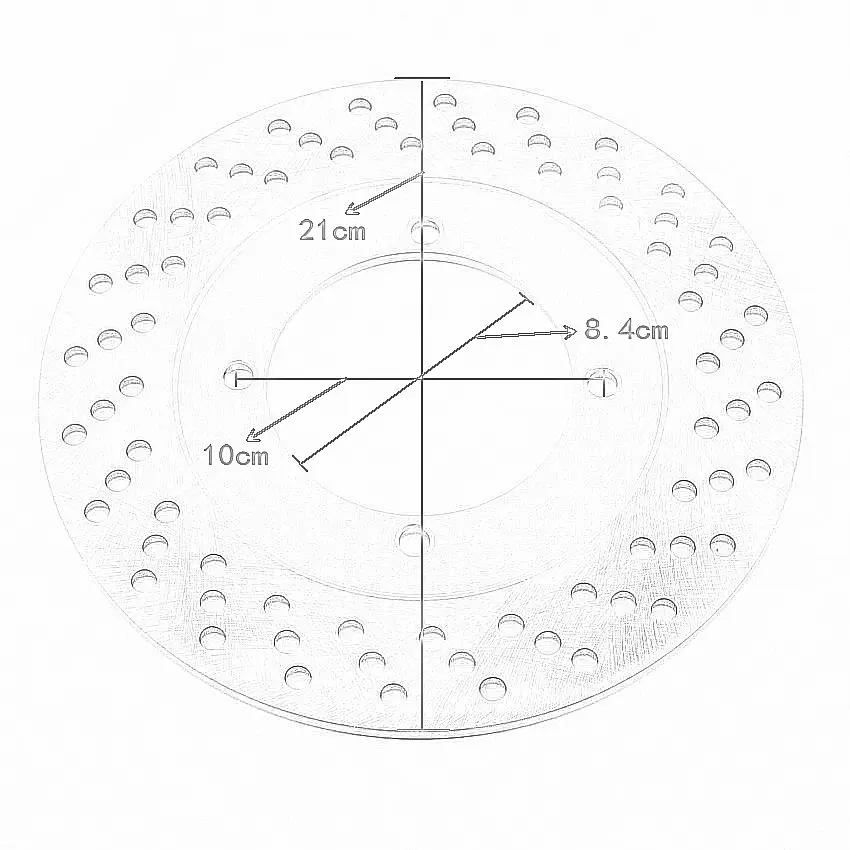 Motorcycle brake rotor disc motorcycles for Suzuki 69211-32C00 69211-32C20 69211-32C30 69211-19D00 RG125