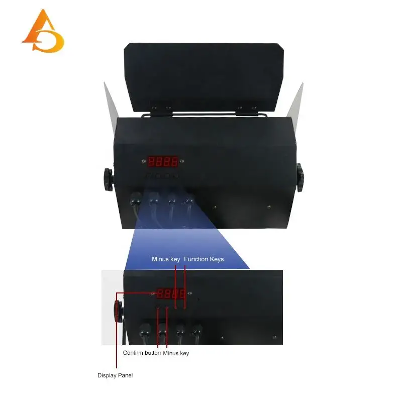 Stage events light 54pcs 3w video studio lighting panel dmx rgbw washing flood light