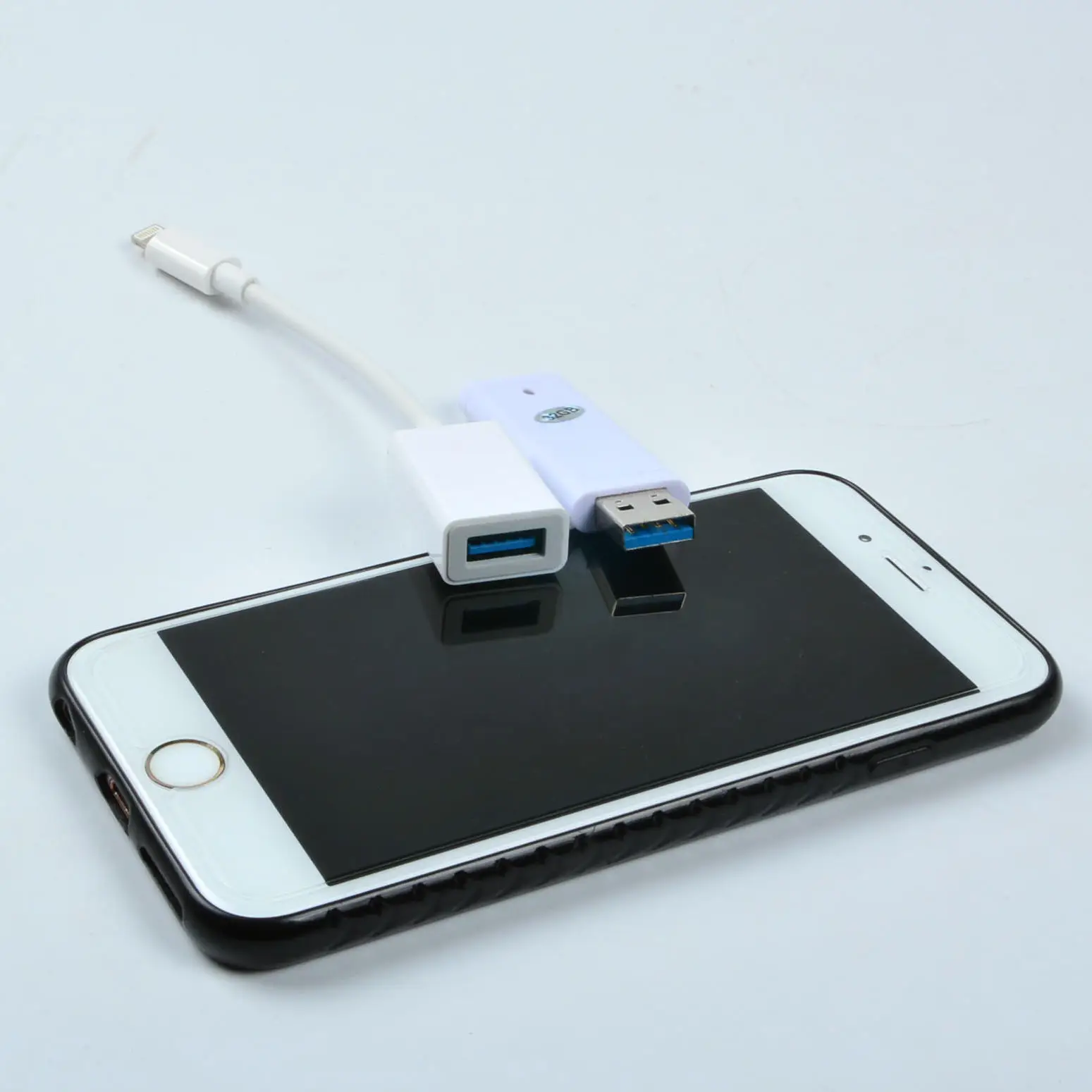 USB 3.0 OTG Adapter for iPhone 12 11 X XS XR iPad Pro Air Mini USB Female OTG Converter Camera Adapter for iOS Devices