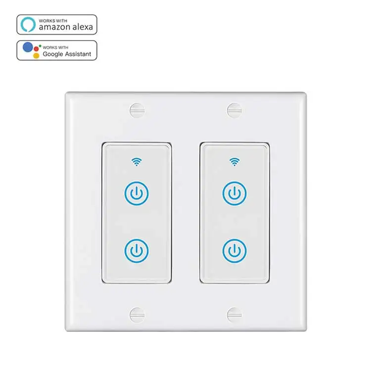 240V 0,5 W держатель серии standard с белыми фиксаторами на легким прикосновением Интеллектуальный переключатель Wi-Fi