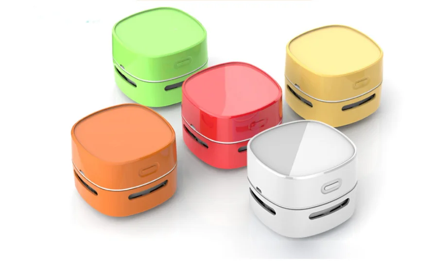 Portable Dry Dust Sweeper Small Office Desktop Vacuum Cleaner Multicolor Table Mini Desk Vacuum Cleaner for Home and Office Gift