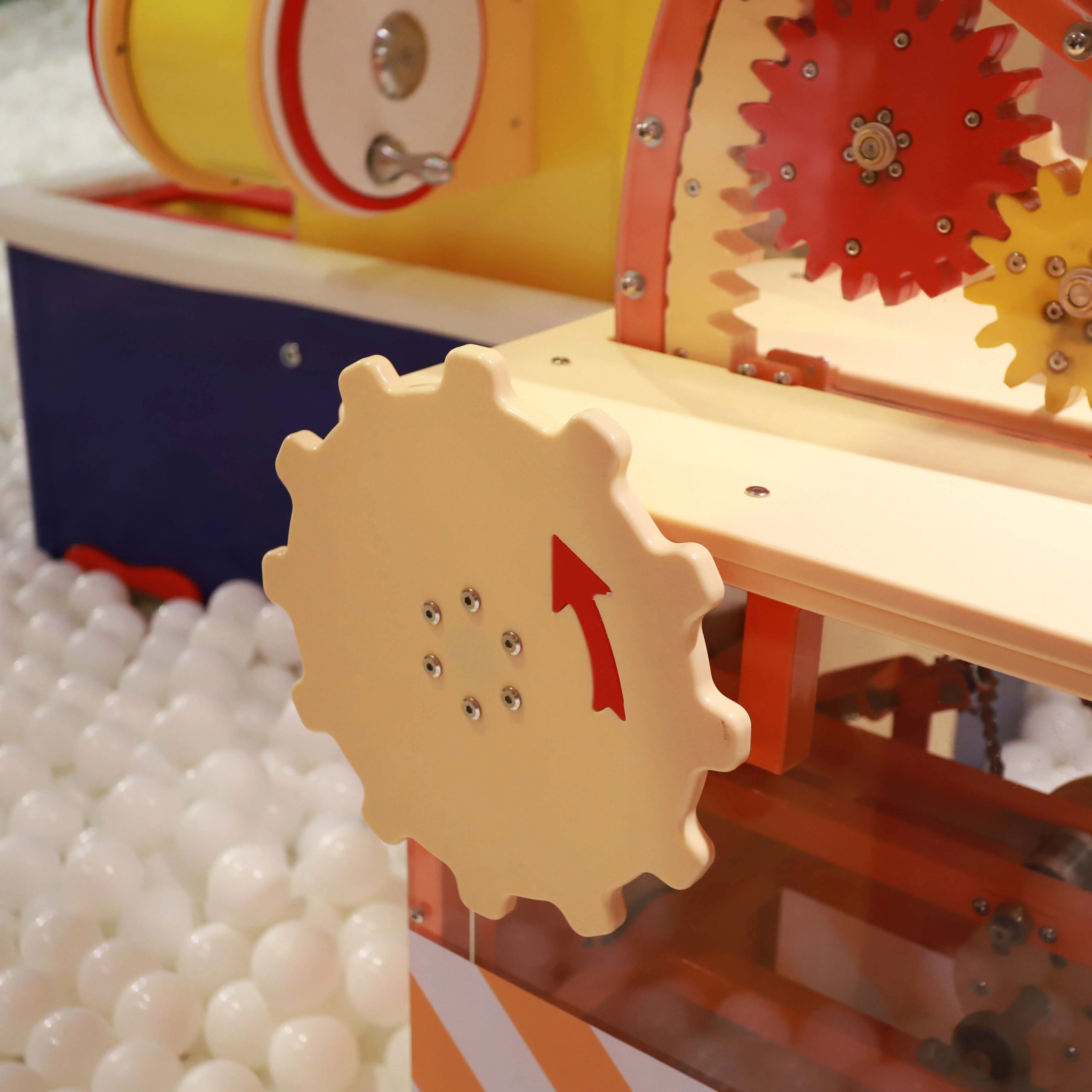 ball wall children scientific kids Mechanical ball  Science museum equipment for kids Indoor playground equipment for ball pool