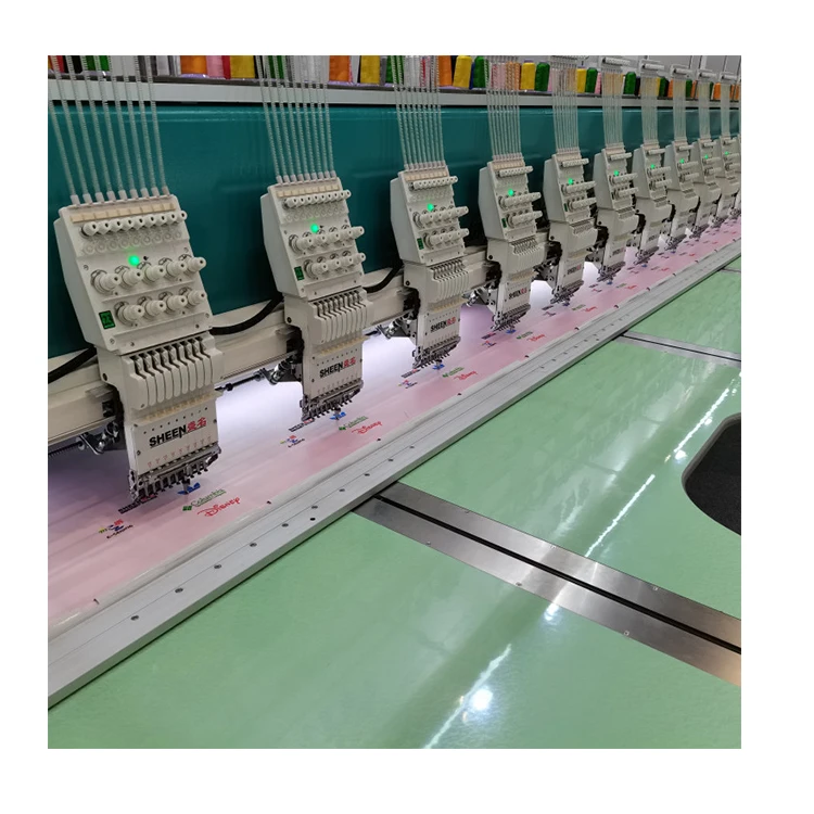 Industrial clothing computer embroidery machine