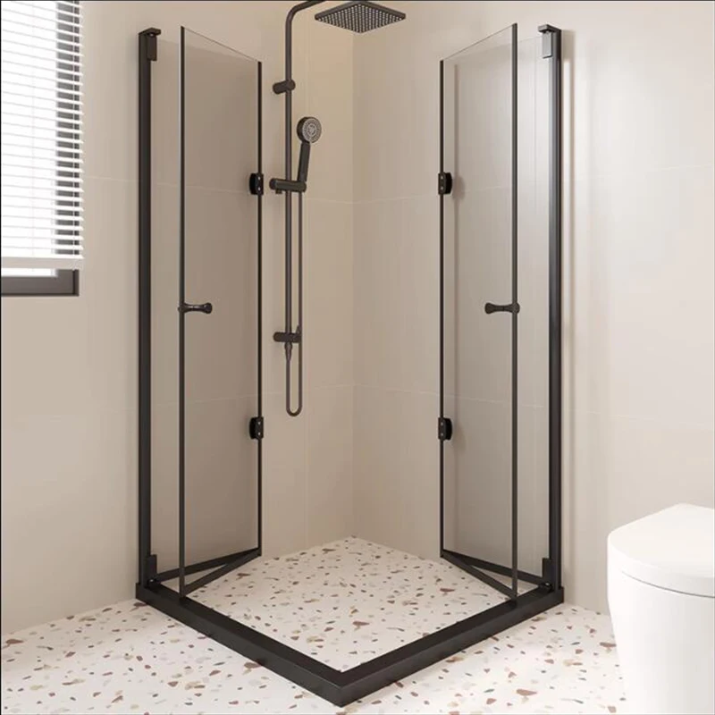 New product durable top quality shower enclosure white printing Glass Sliding Door customizable Bathroom