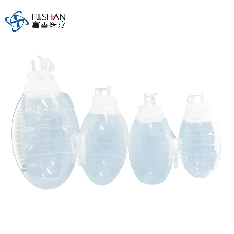 Silicone Round Abdominal Drainage Tube with Perforation 18FR