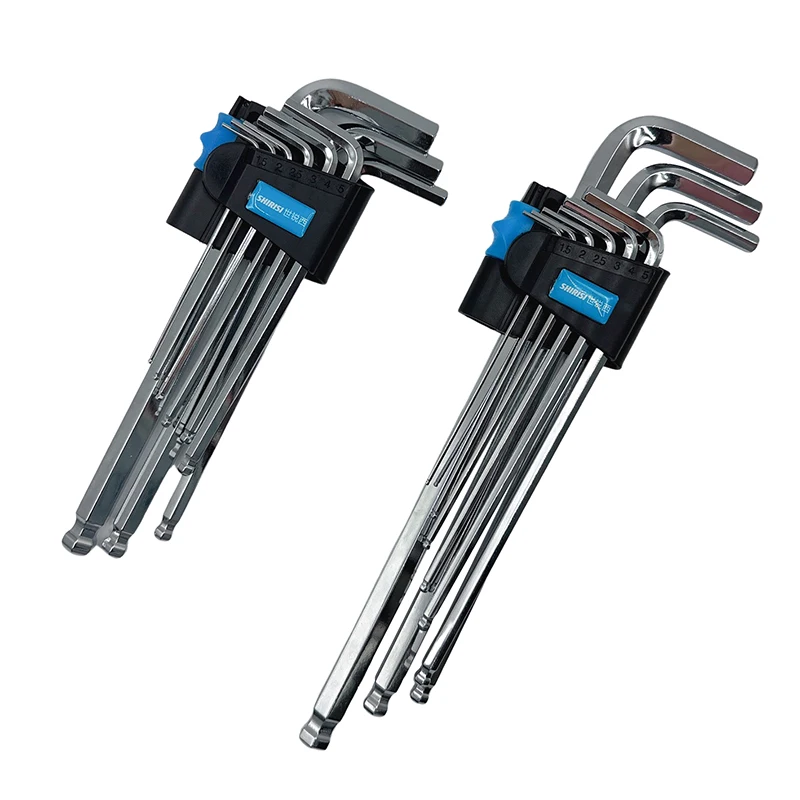 Special Offer bicycle repair hand tool kit metric L sharp short arm star torx allen hexagon hex key wrench set