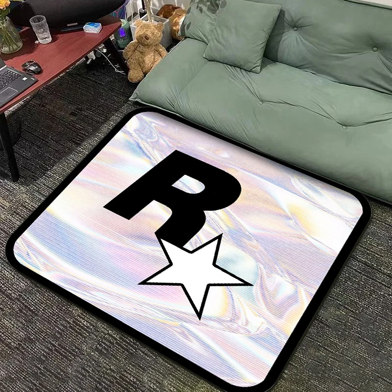 GTA gradient color carpet fashion brand living room full carpet sofa coffee table mat gaming room decoration blanket