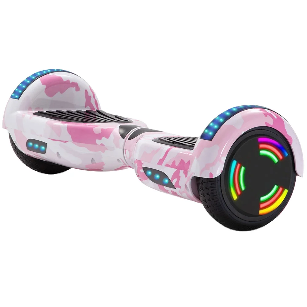 Wholesale Pink 6.5Inch Two Wheel Electric Self Balancing Scooters Balanced scooter Adults Overboard