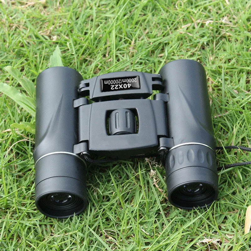  40x22 HD Powerful Binoculars 2000M Long Range Folding Mini Telescope BAK4 FMC Optics For Hunting Sports Outdoor Camping