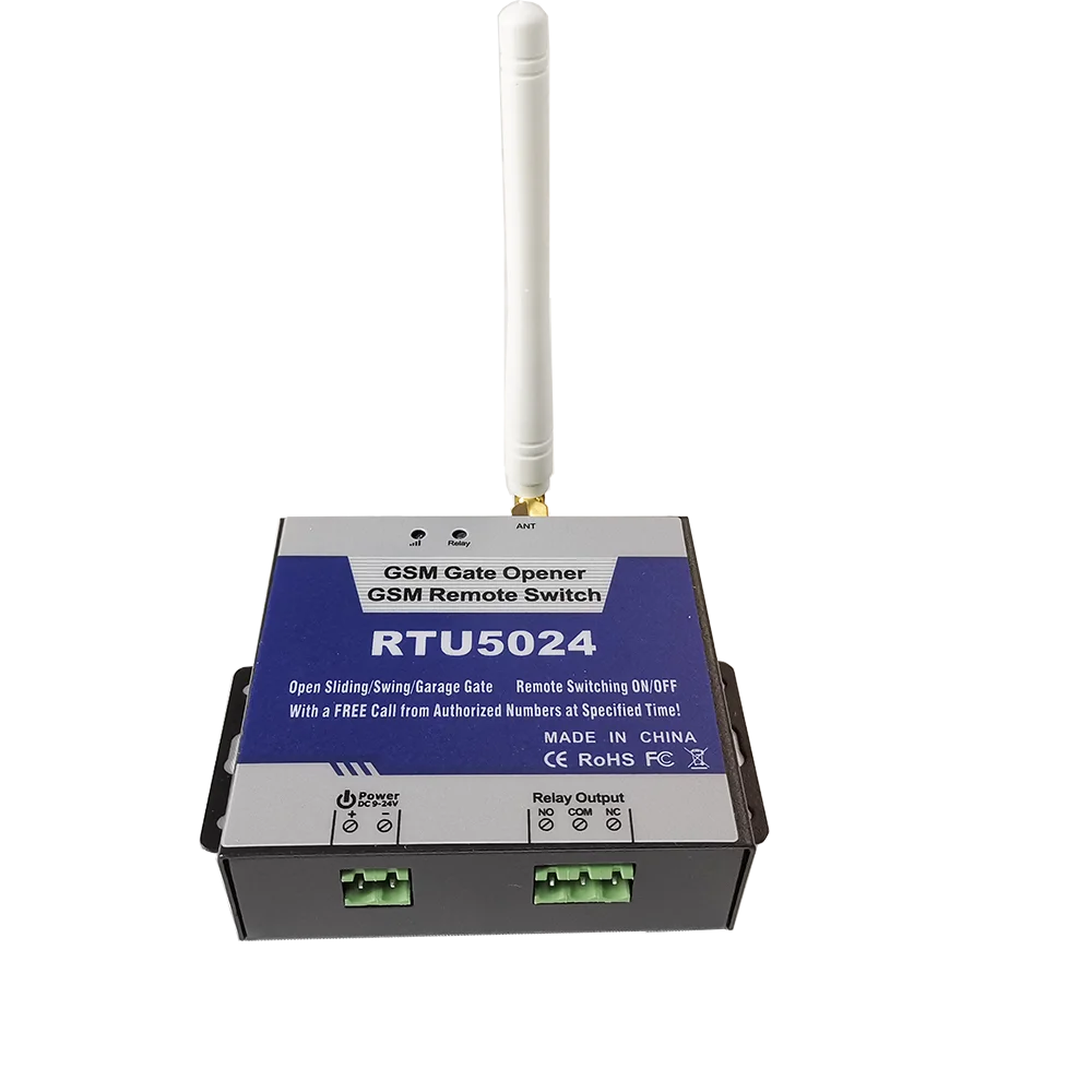 RTU5024 2G GSM Gate Opener Relay Switch Remote Control 4G Free Call Door Access Wireless Door Opener