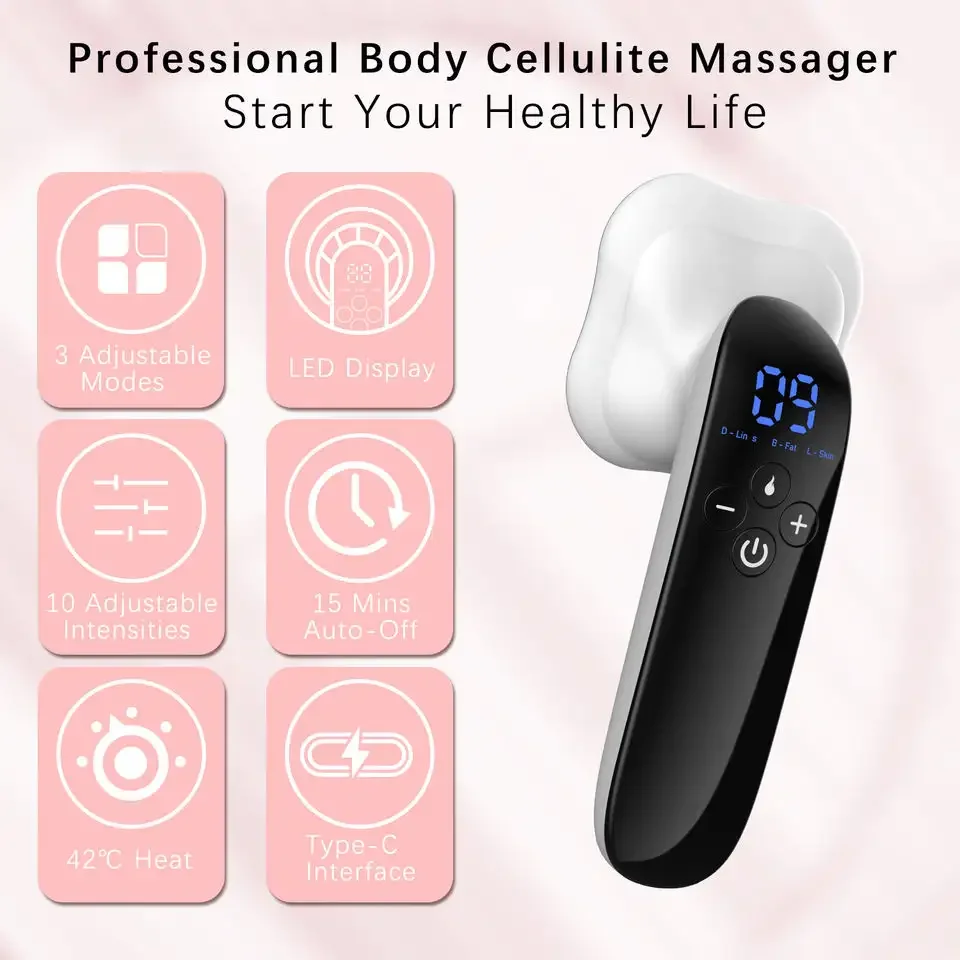 2023 Vacuum Anti-cellulite Massager 4-in-1 Infrared Cellulite Reduction Body Slimming Machine Novelty Beauty Equipment Hand Held
